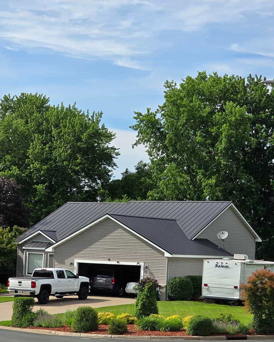 WI · New metal roof